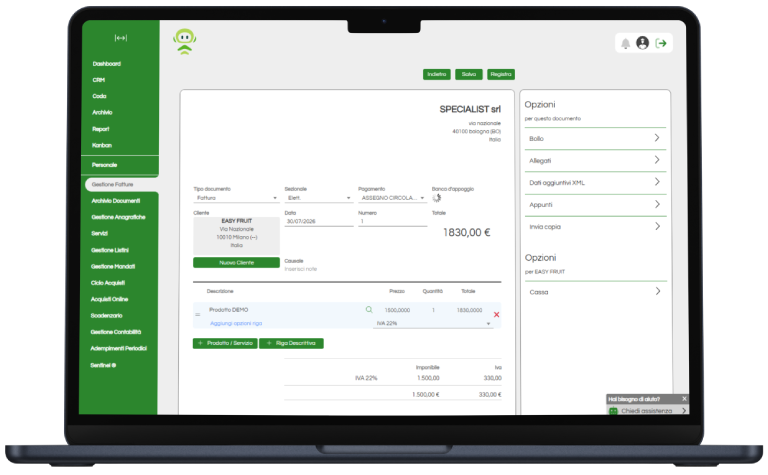 Integrazione con Fatturhello